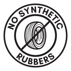 No synthetic rubbers