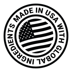 Made in the USA with global ingredients